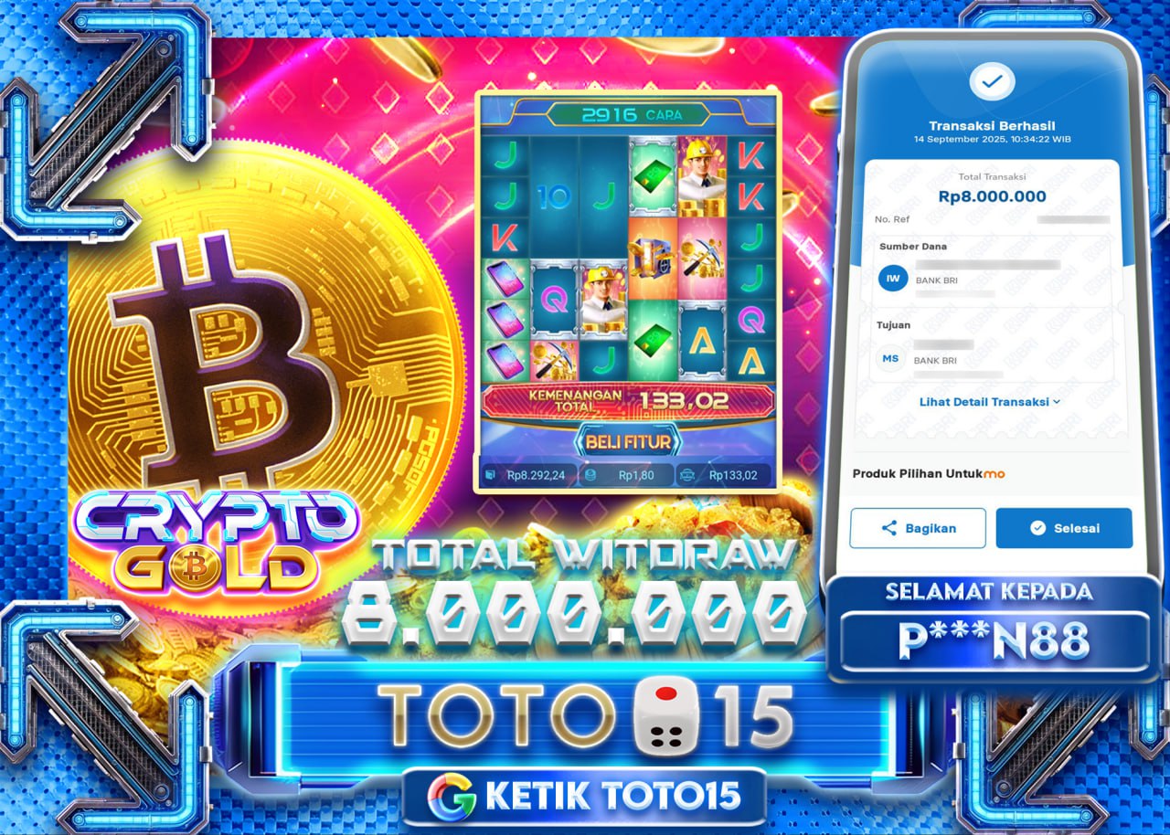 P***N88 JACKPOT CRYPTO GOLD Rp 8.000.000 - LUNAS